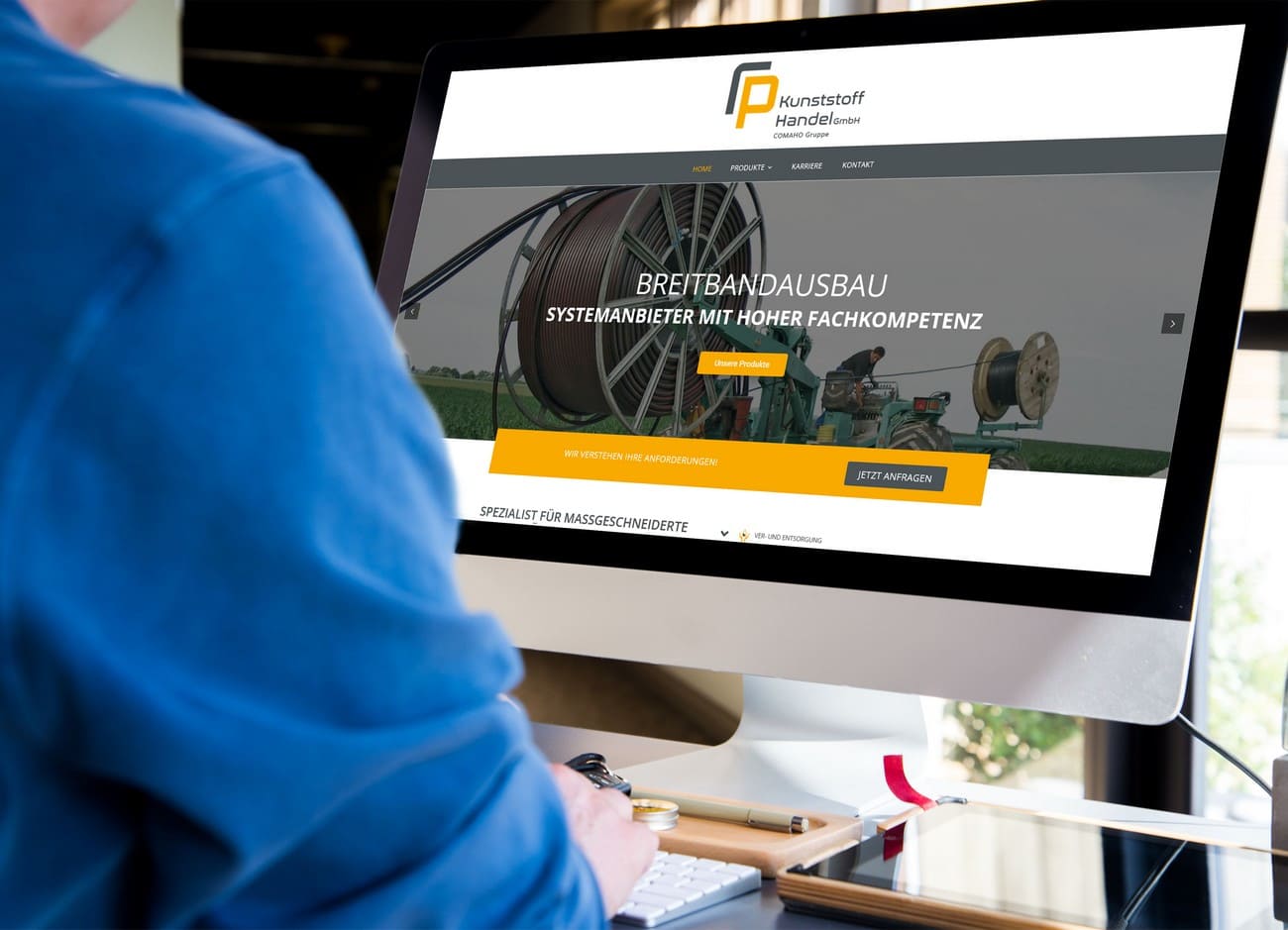 Webseite und Corporate Design für RP Kunststoffhandels GmbH