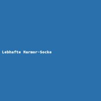 Lebhafte Marmor-Socke