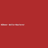 K&uuml;hner Wolle-Rasierer