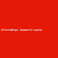 Mittelm&auml;&szlig;iger Baumwolle-Laptop
