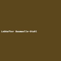 Lebhafter Baumwolle-Stuhl