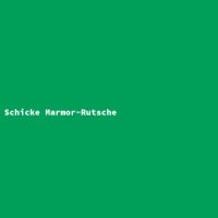 Schicke Marmor-Rutsche