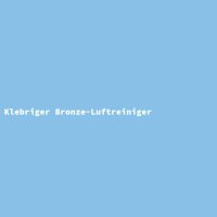 Klebriger Bronze-Luftreiniger