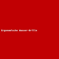 Ergonomische Wasser-Brille
