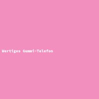 Wertiges Gummi-Telefon
