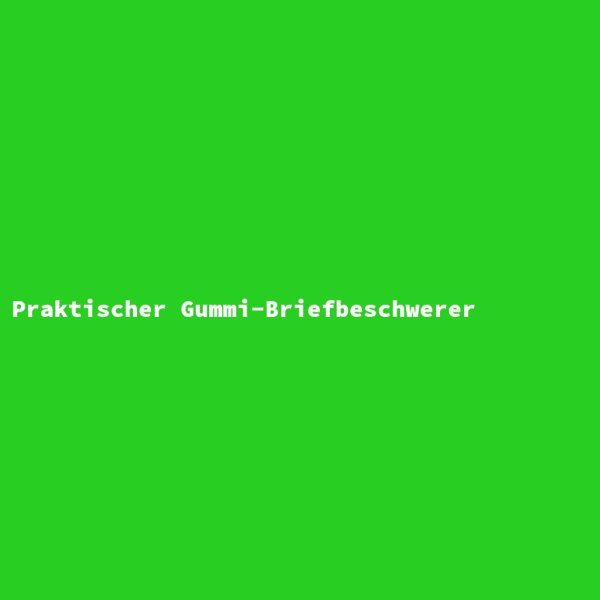 Practical Rubber Paperweight