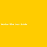 Geschmeidige Samt-Schuhe